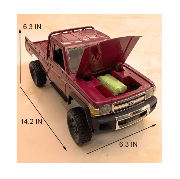 MyToys Toyota Land Cruiser 4x4 RC Car 1:12 Scale MN-82 - Image 5