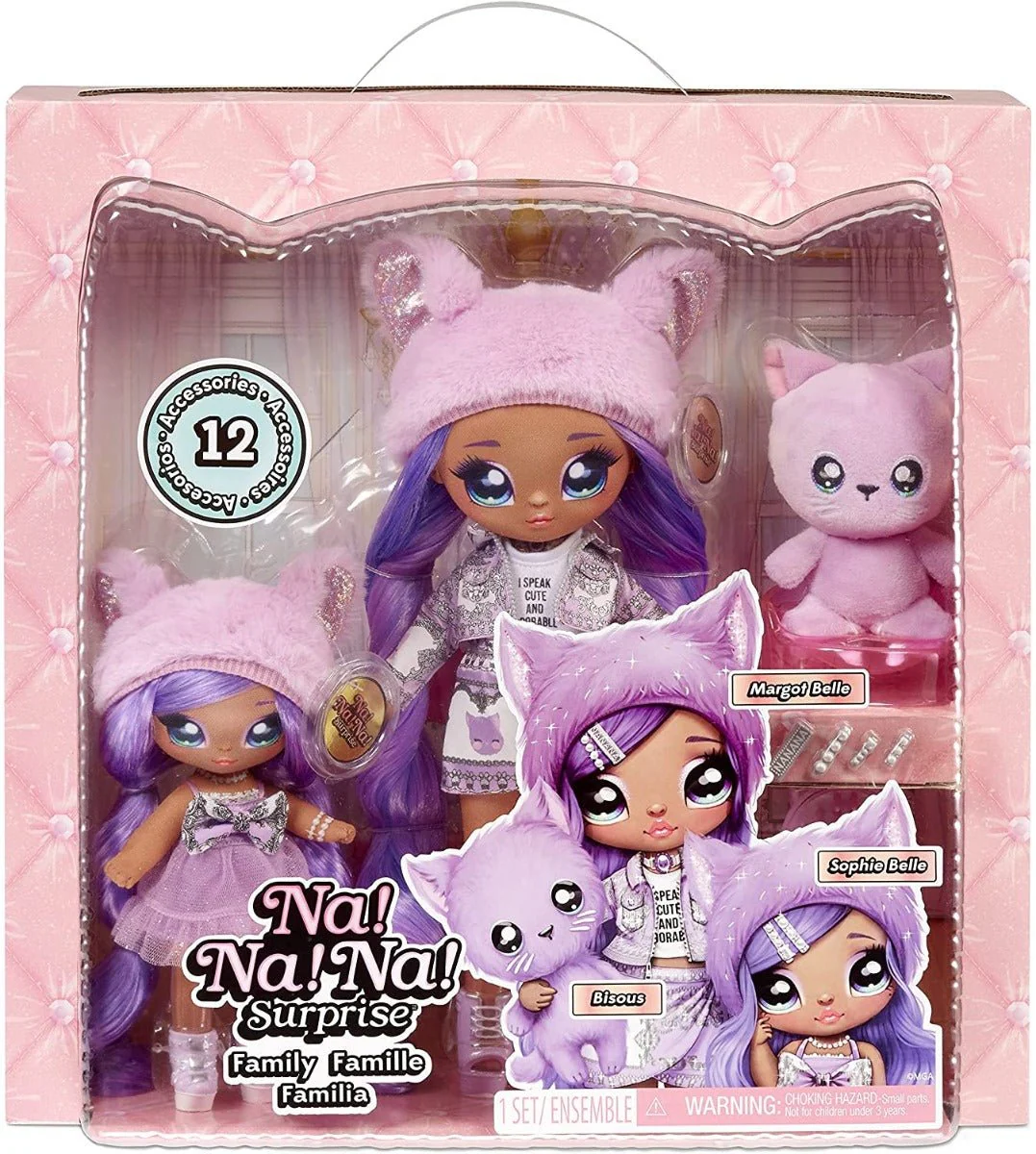 Na! Na! Na! Family Surprise Lavender Kitty MGA-575955 - Image 6