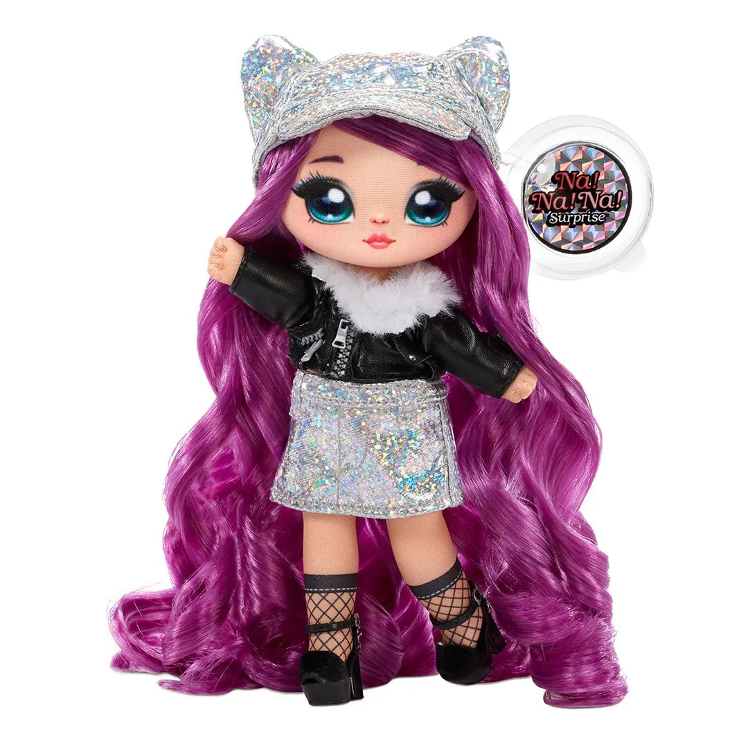 Na! Na! Na! Surprise 2-in-1 Pom Doll Glam Metallic Series 1 Chrissy Diamond 575405/MGA-575146 - Image 3