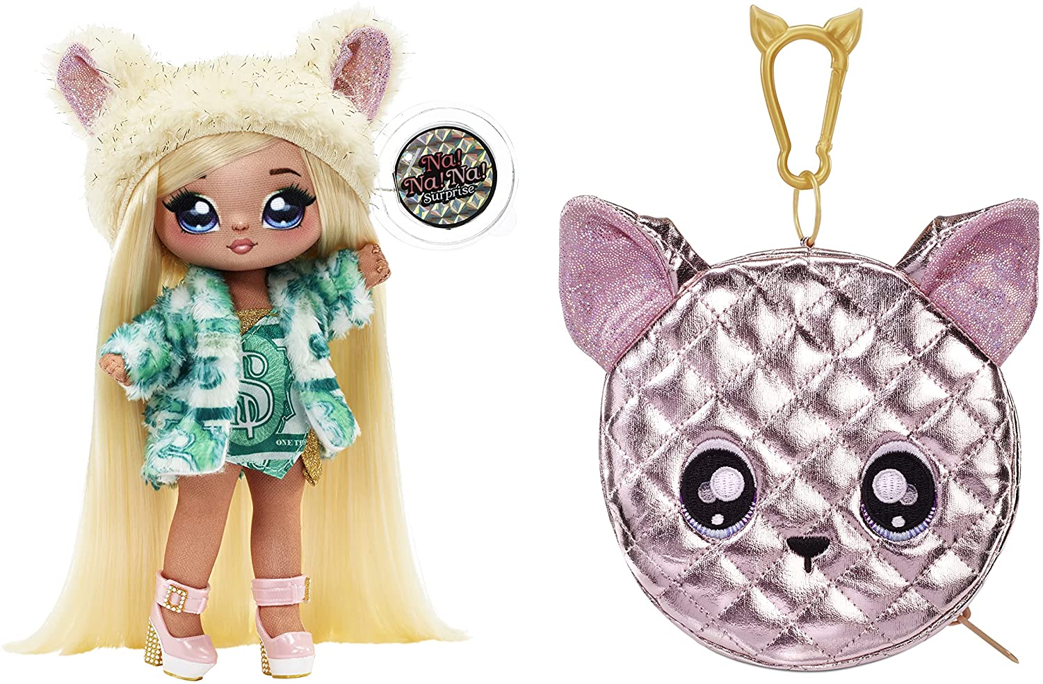 Na! Na! Na! Surprise 2-in-1 Pom Glam Victoria Grand with Metallic Purse MGA-575139