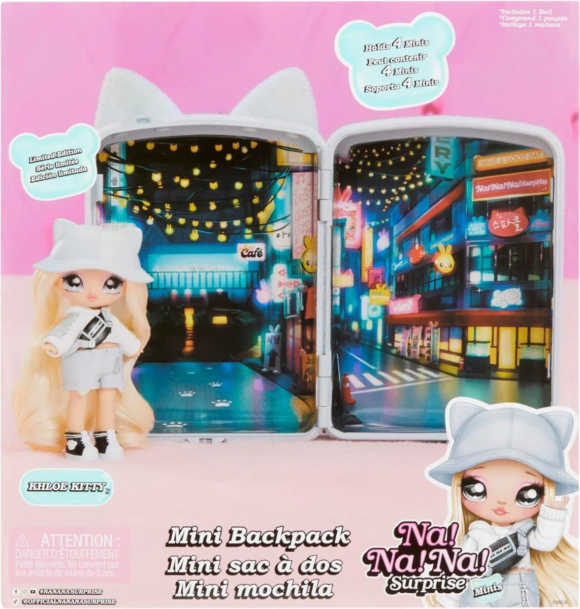 Na Na Na Surprise Mini Backpack Playset Khloe Kitty - Image 6