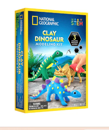 National Geographic Dino Skeletons With Modeling Clay RTCLAYDINO