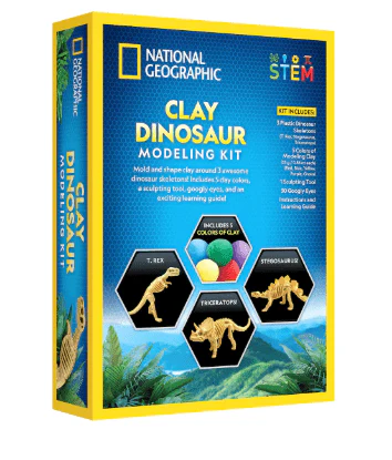 National Geographic Dino Skeletons With Modeling Clay RTCLAYDINO - Image 3