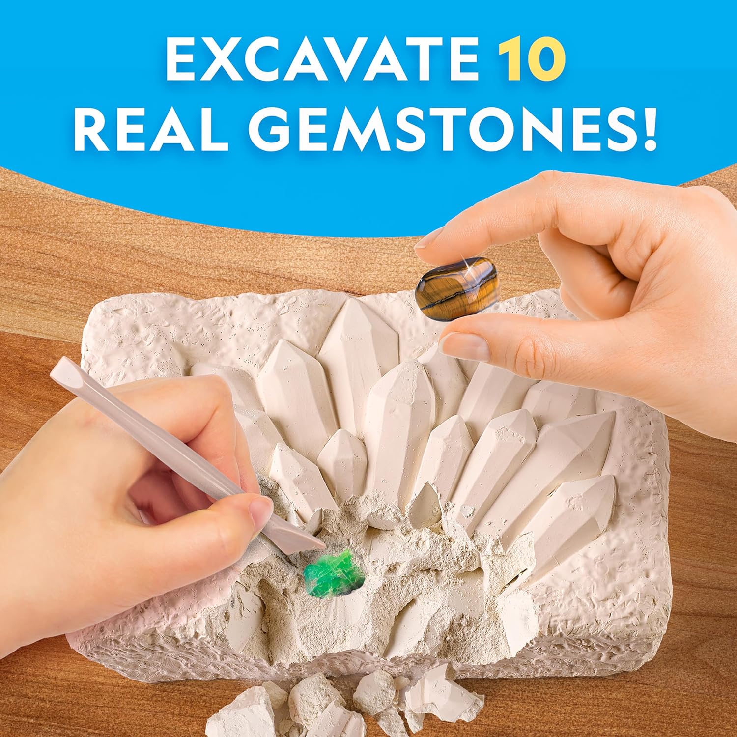 National Geographic Mega Gemstone Dig Kit RTNGGEMINT - Image 8