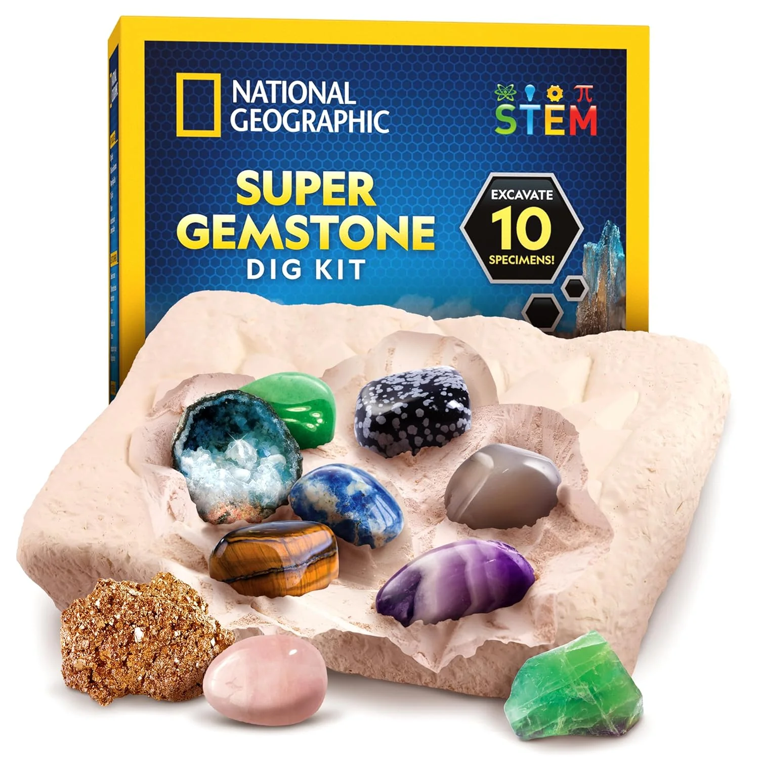 National Geographic Mega Gemstone Dig Kit RTNGGEMINT - Image 9