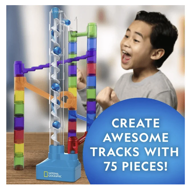 National Geographic Motorized Marble Run 75-Pcs Set RTMR75 - Image 4