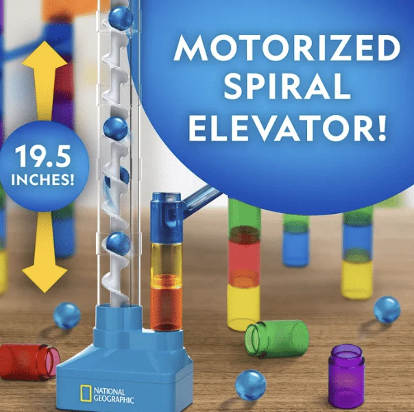 National Geographic Motorized Marble Run 75-Pcs Set RTMR75 - Image 7