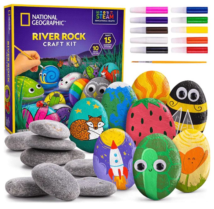 National Geographic River Rock Craft Kit RTROCKART