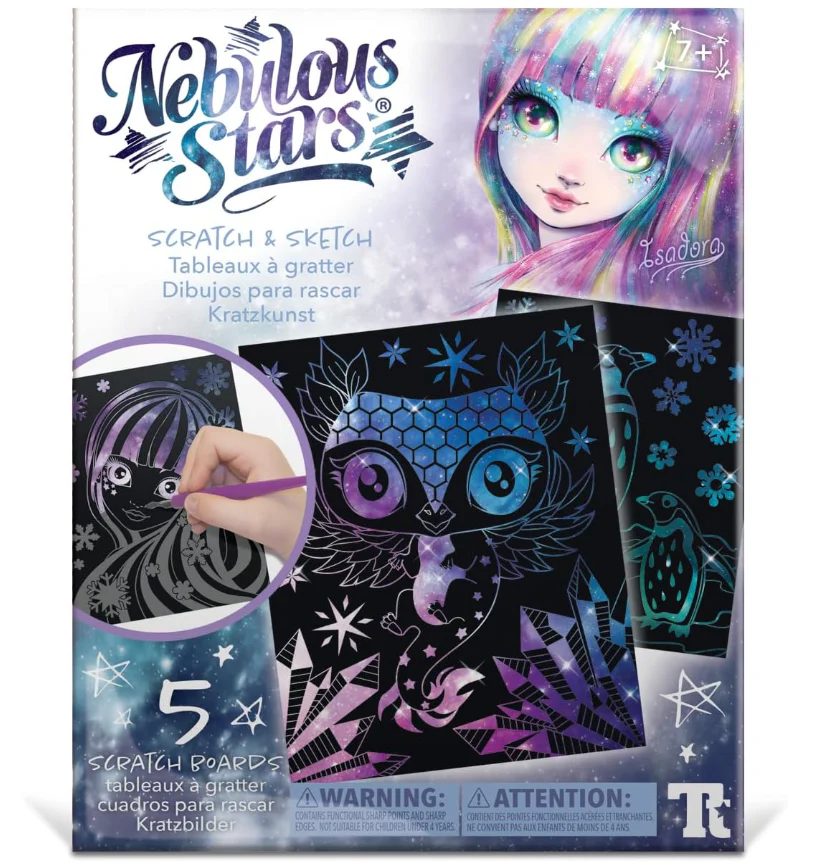 Nebulous Stars Scratch & Sketch Art Isadora 11014 - Image 2