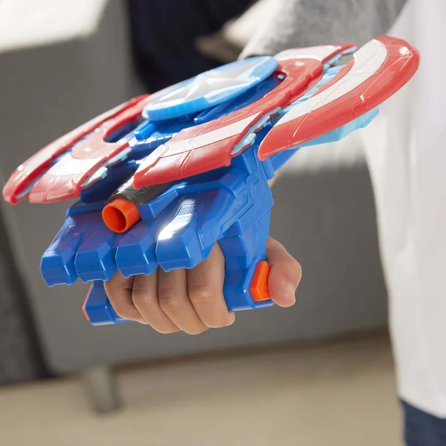 Nerf Avengers Mech Strike Captain America Strikeshot Shield - Image 2