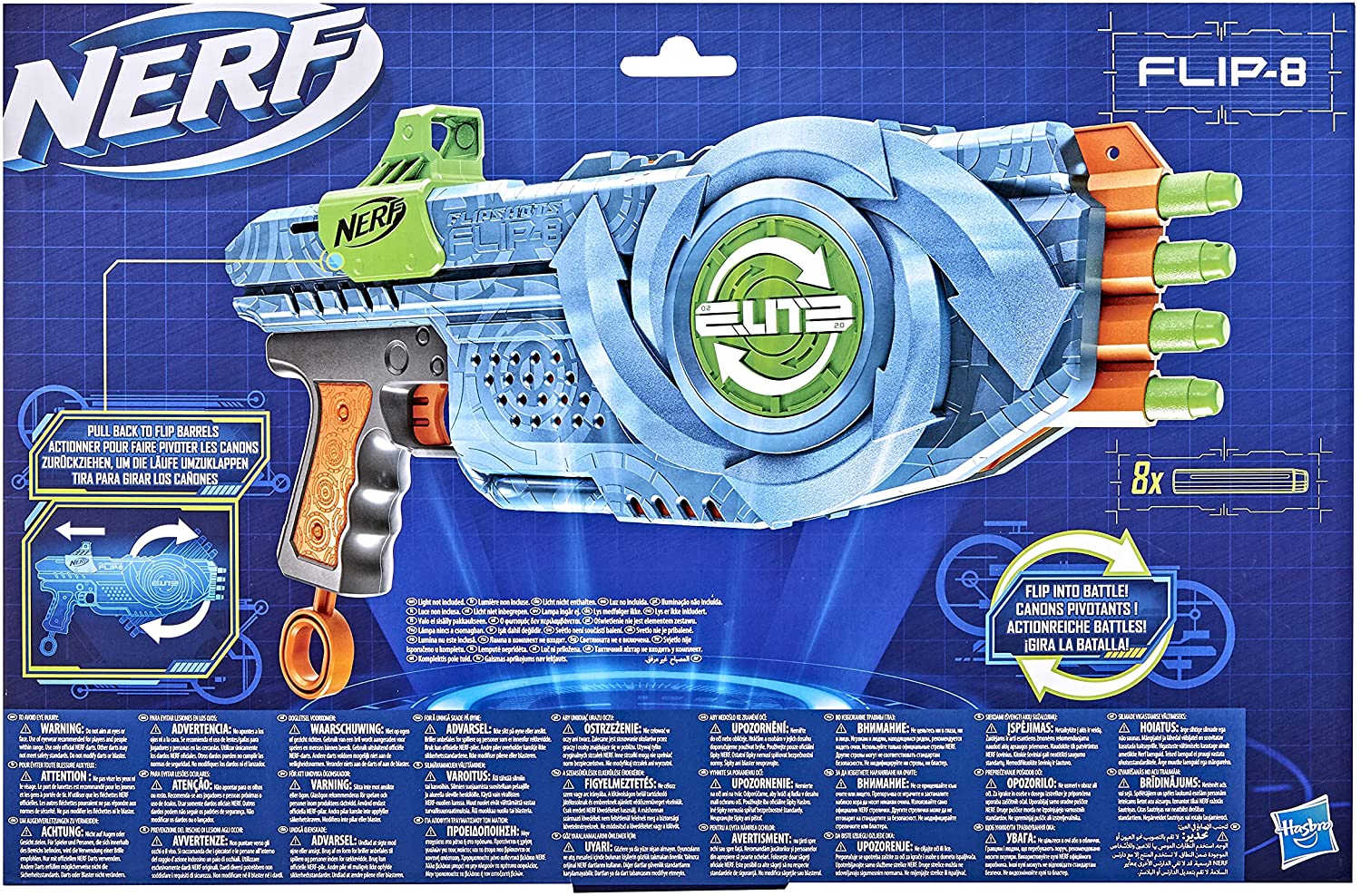Nerf Elite 2.0 Flipshots Flip-8 Blaster F2549 - Image 2