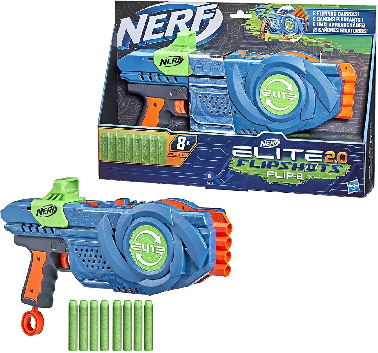 Nerf Elite 2.0 Flipshots Flip-8 Blaster F2549 - Image 3