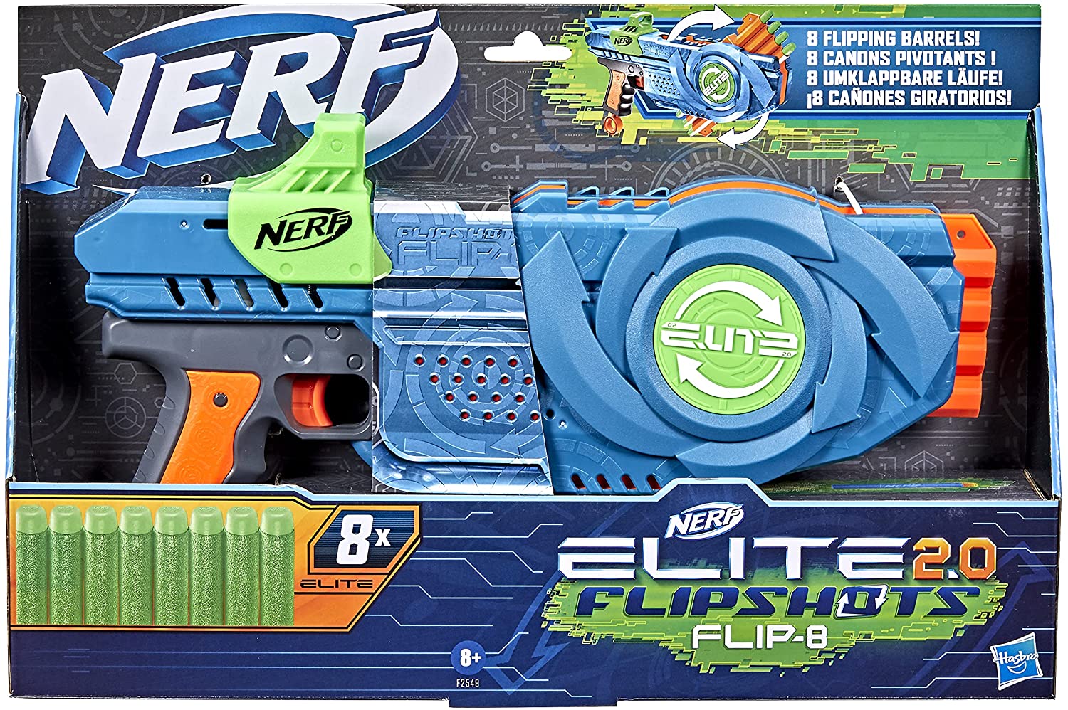 Nerf Elite 2.0 Flipshots Flip-8 Blaster F2549 - Image 4