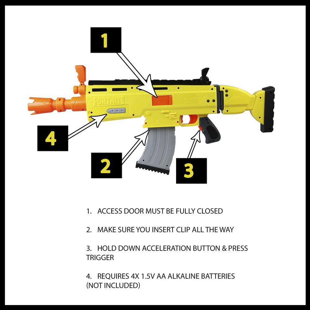 Nerf Fortnite AR L Elite Dart Blaster - Image 9