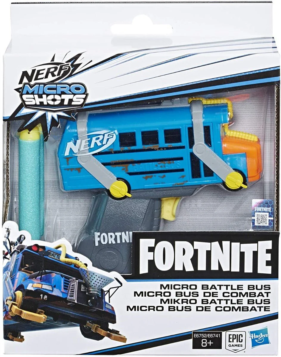 Nerf Fortnite Microshots Blaster Micro Battle Bus E6752 - Image 5
