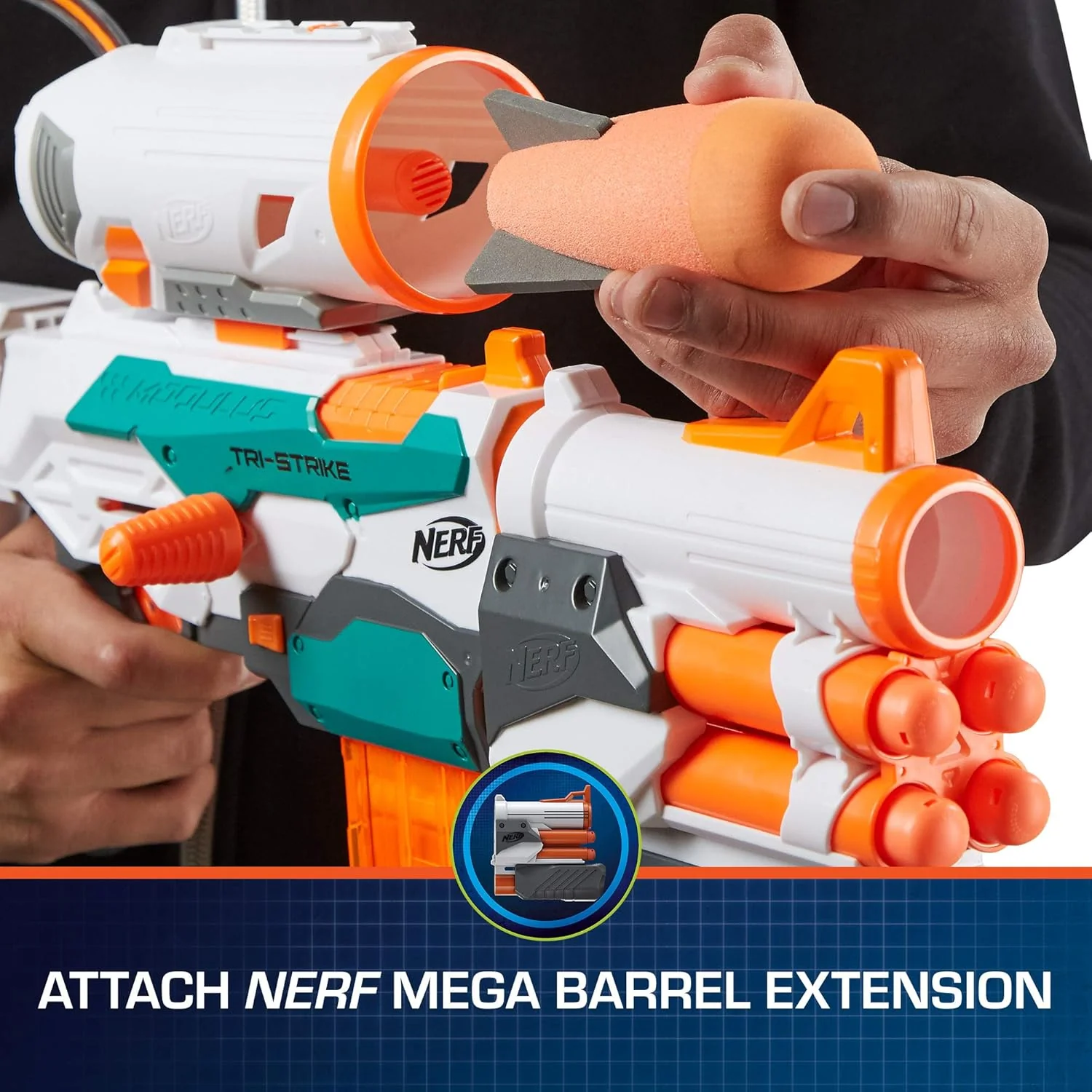 Nerf N-Strike Tri Strike Elite Modulus Blaster B5577 - Image 10