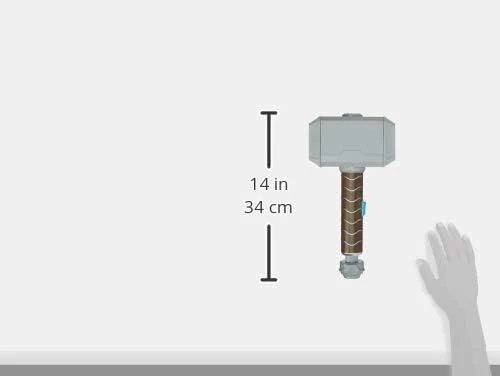 NERF Power Moves Avengers Thor Hammer Strike E7379 - Image 10