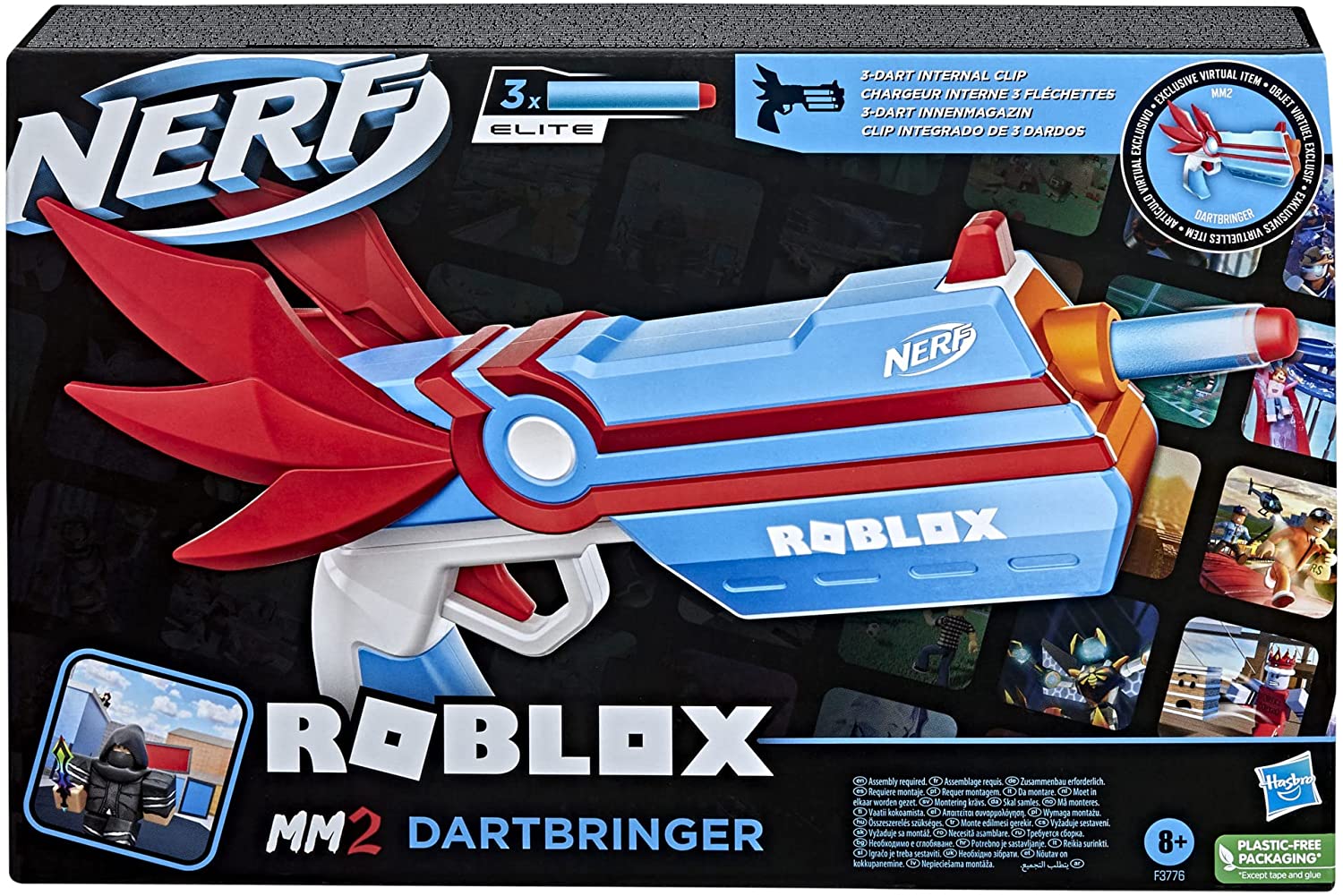 Nerf Roblox MM2 Dartbringer LOB Angel with 3 Elite Darts F3776 - Image 2