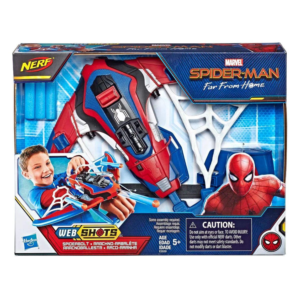 Nerf Spiderman Spiderbolt Blaster - Image 2