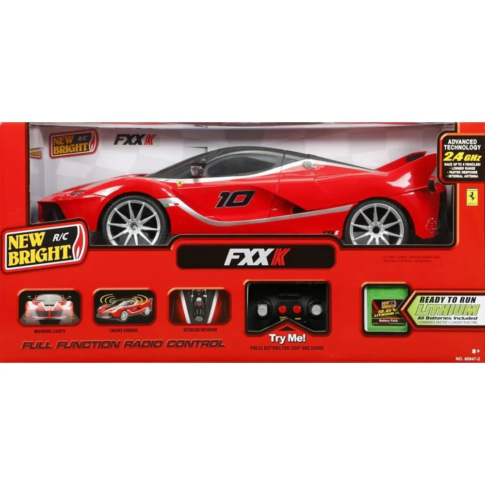 New Bright Ferrari FXXK Radio Control Vehicle 60647-2-NB - Image 2