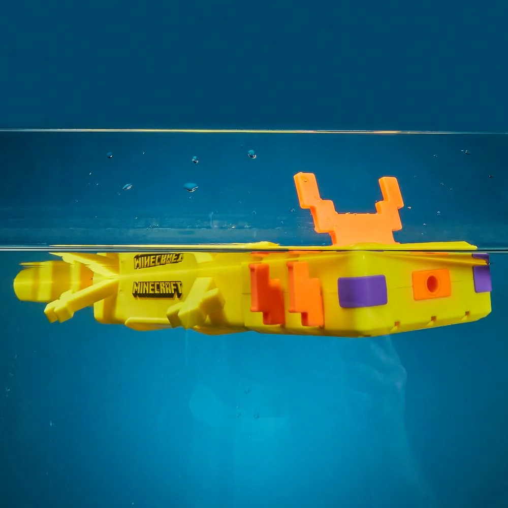 New Nerf Super Soaker Minecraft Axolotl Water Gun F7601 - Image 8