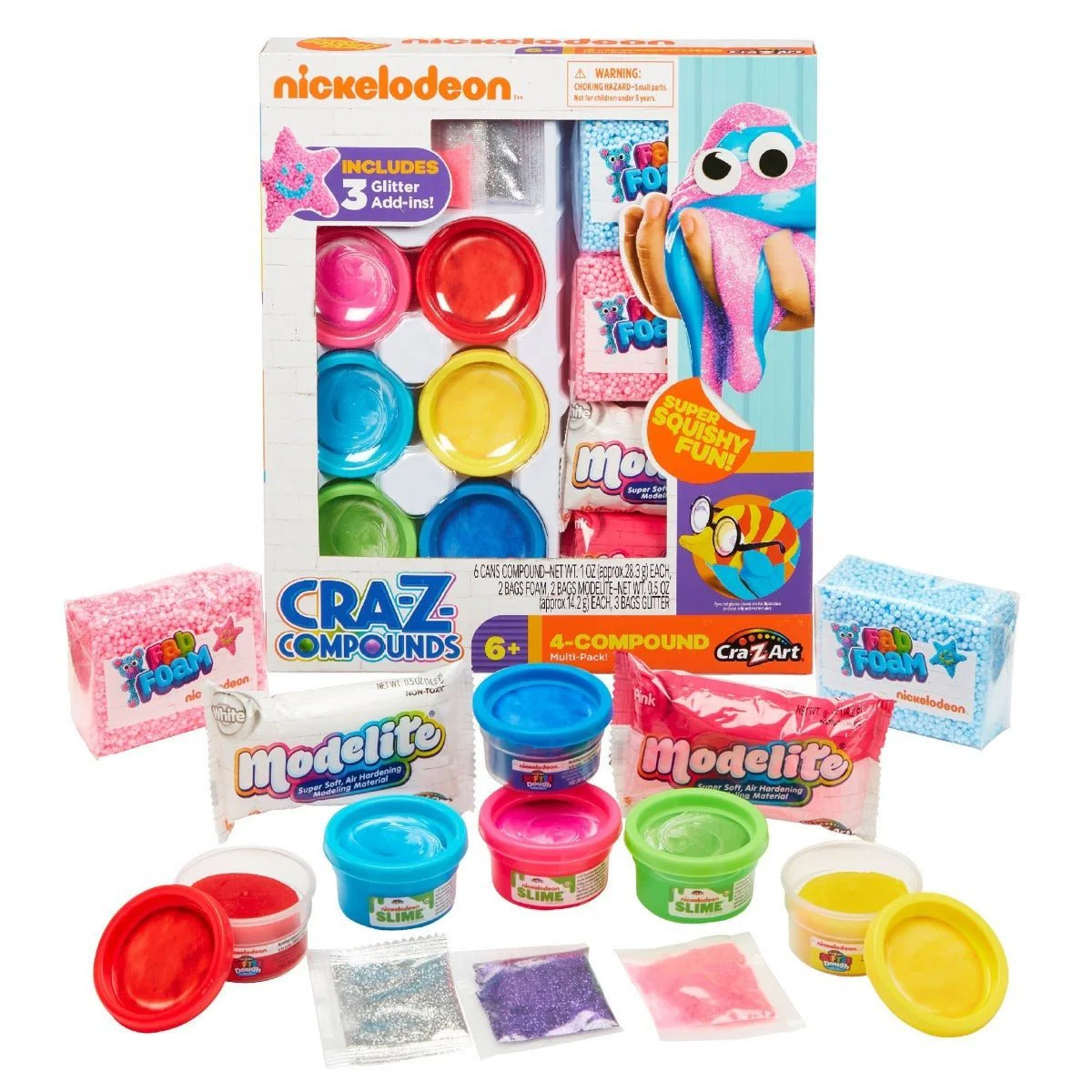 Nickelodeon Cra-Z-Compounds 4 Compounds Pack