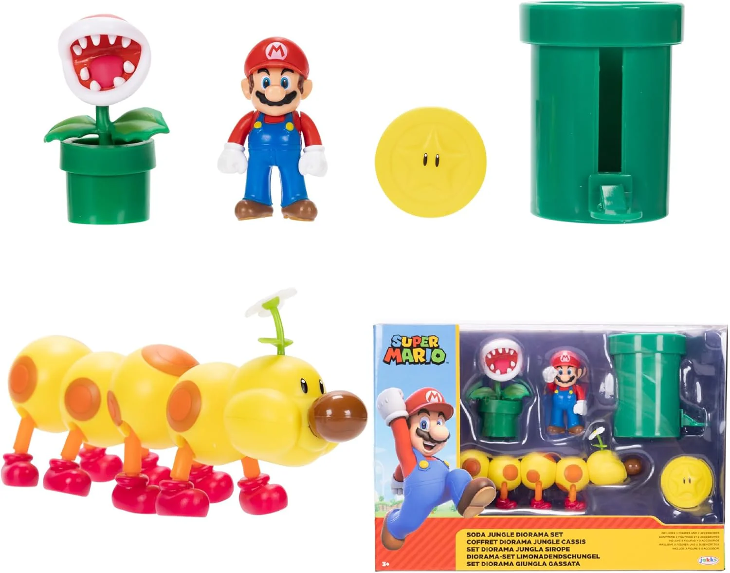 Nintendo 2.5 Soda Jungle Diorama Set 42160