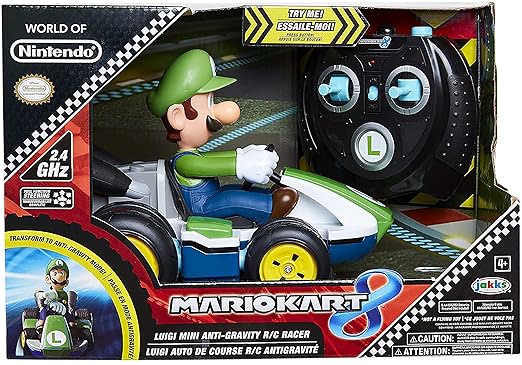 World of Nintendo Luigi Mini Anti-Gravity RC Racer 8988 - Image 3