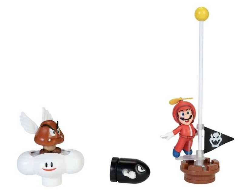 Nintendo Super Mario Cloud Diorama Set Includes 2.5 Inch Figure 40199
