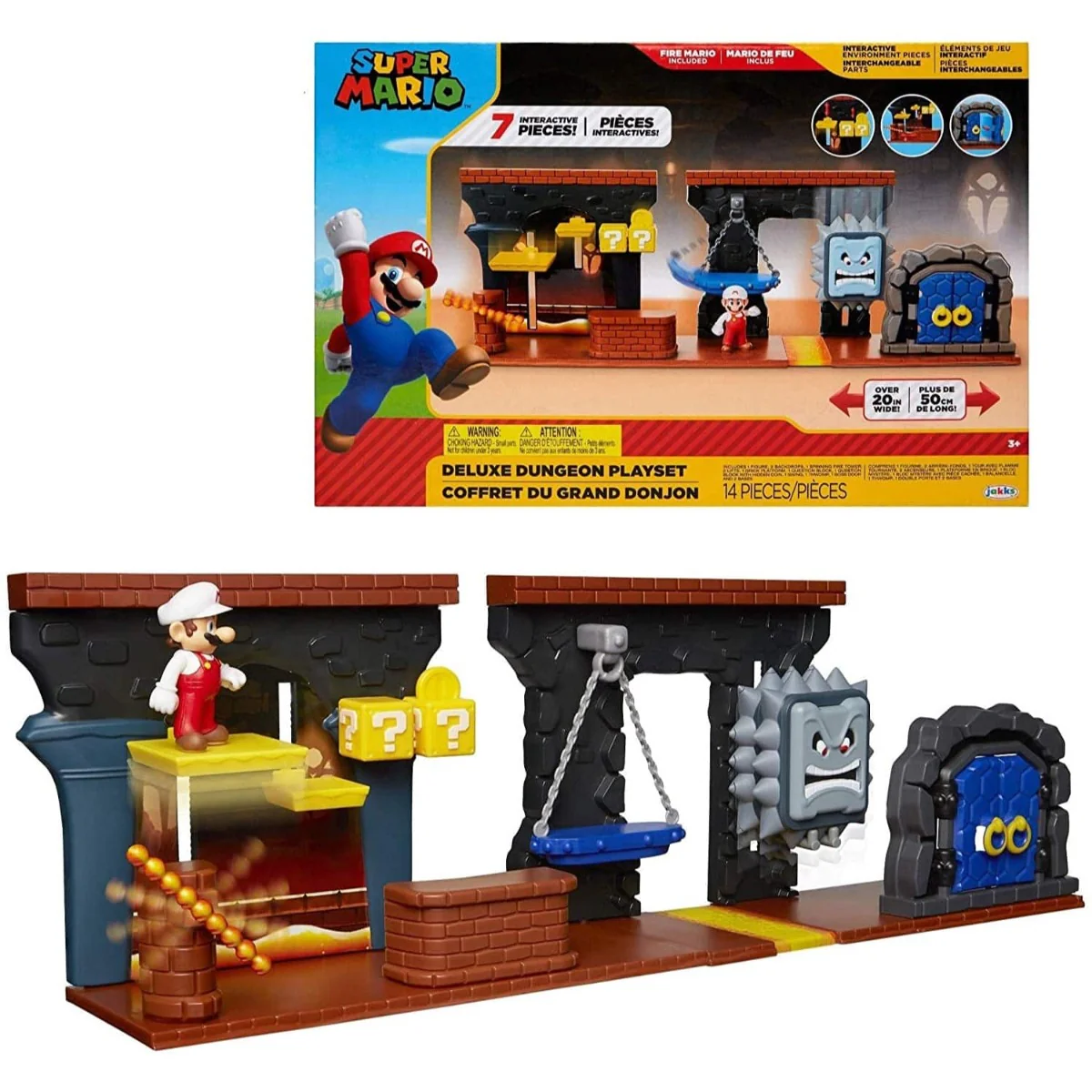 Nintendo Super Mario Deluxe Dungeon Playset 85993