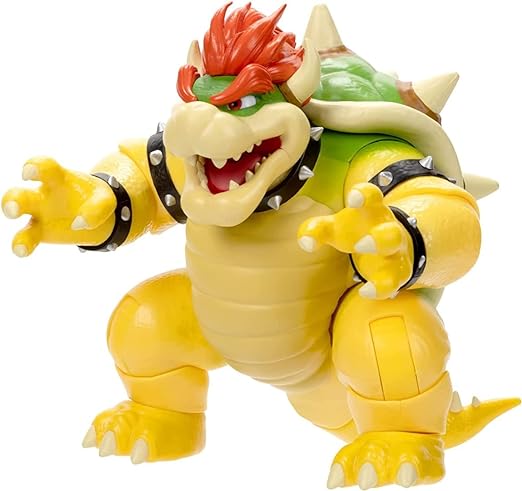 Nintendo Super Mario Movie Fire Breathing Bowser Action Figure 7inch 42312 - Image 4