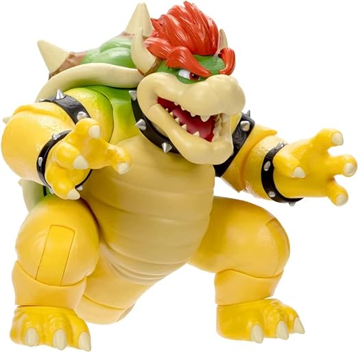 Nintendo Super Mario Movie Fire Breathing Bowser Action Figure 7inch 42312 - Image 6
