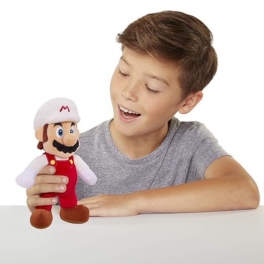Nintendo Super Mario Plush 9inch - Fire Mario 40986/40947 - Image 2