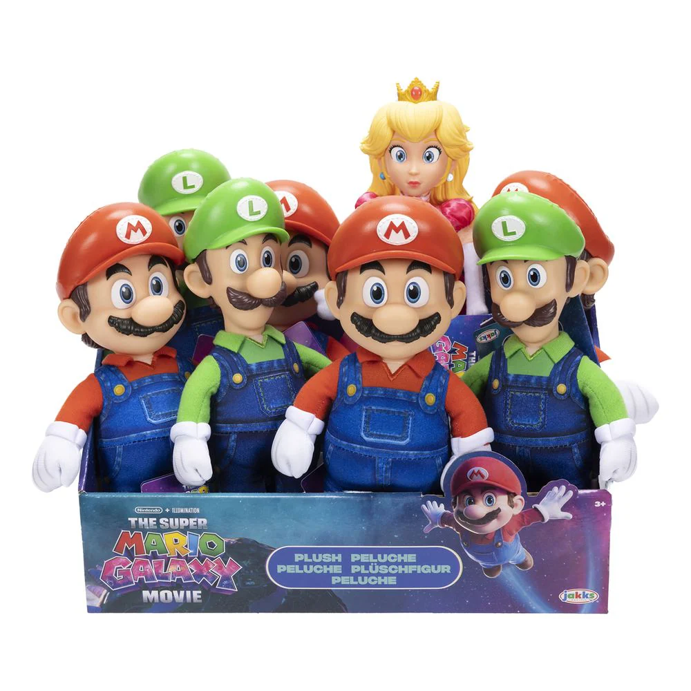 Nintendo Super Mario2 Movie Basic Plush (Assorted - Includes 1)