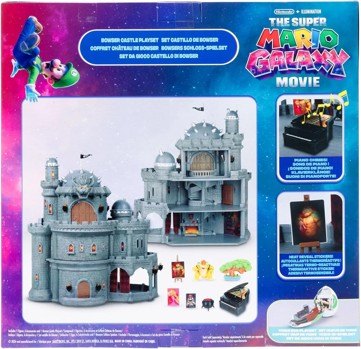 Nintendo Super Mario2 Movie Deluxe Bowser Castle Playset 43225-NIN - Image 4