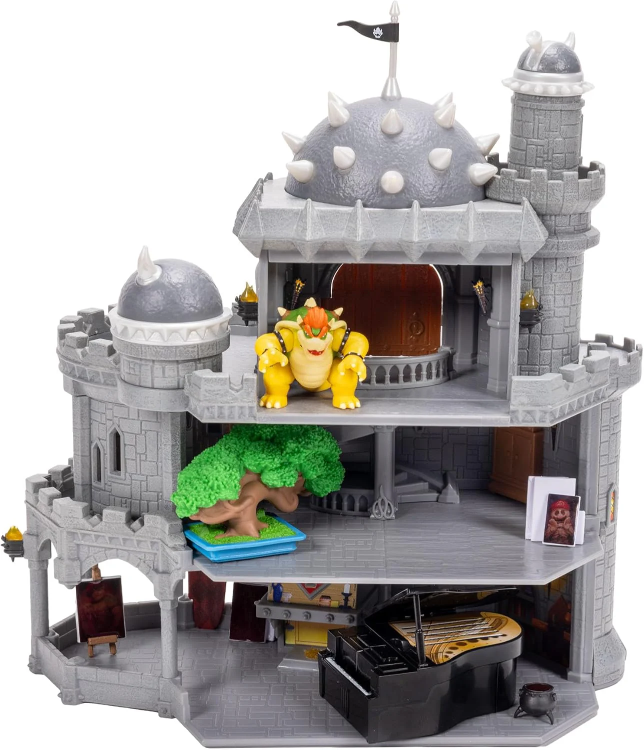 Nintendo Super Mario2 Movie Deluxe Bowser Castle Playset 43225-NIN - Image 8