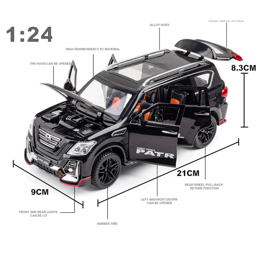 Pullback Diecast Car Nissan Patrol M324 - Image 2