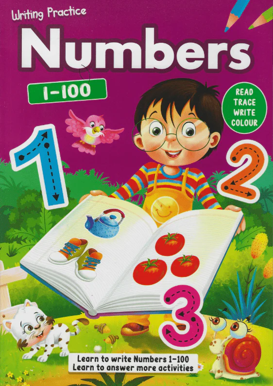 Writing Practice Number 1-100 60220