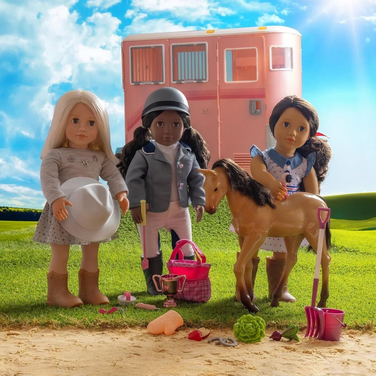 Our Generation Abigale Doll With Pleated Skirt And Hat - Image 2