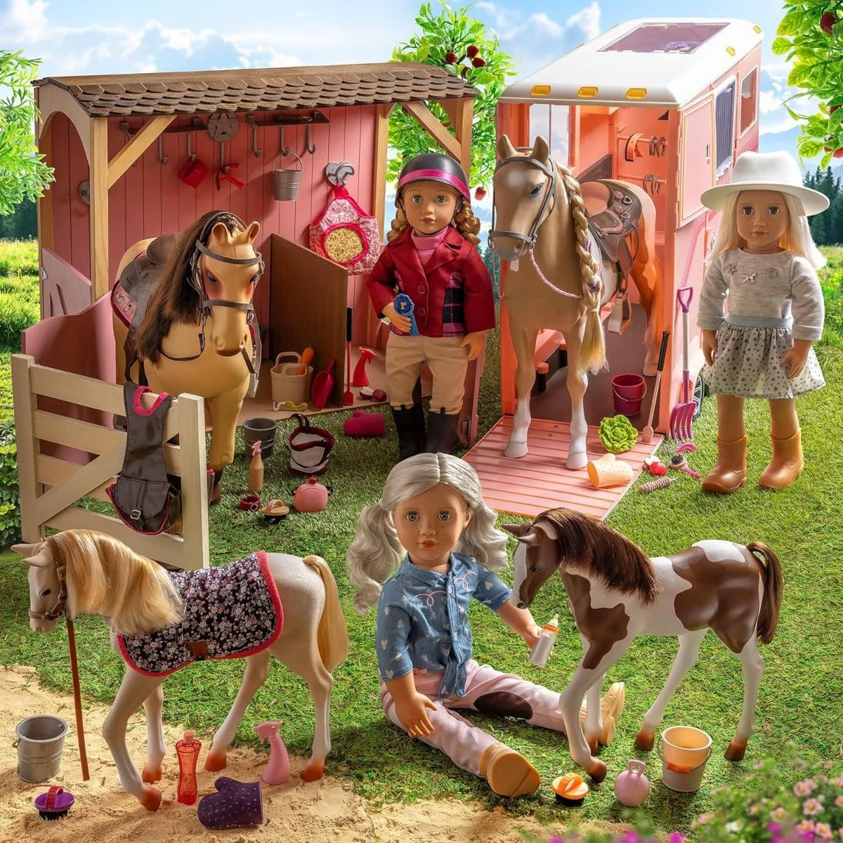 Our Generation Abigale Doll With Pleated Skirt And Hat - Image 3