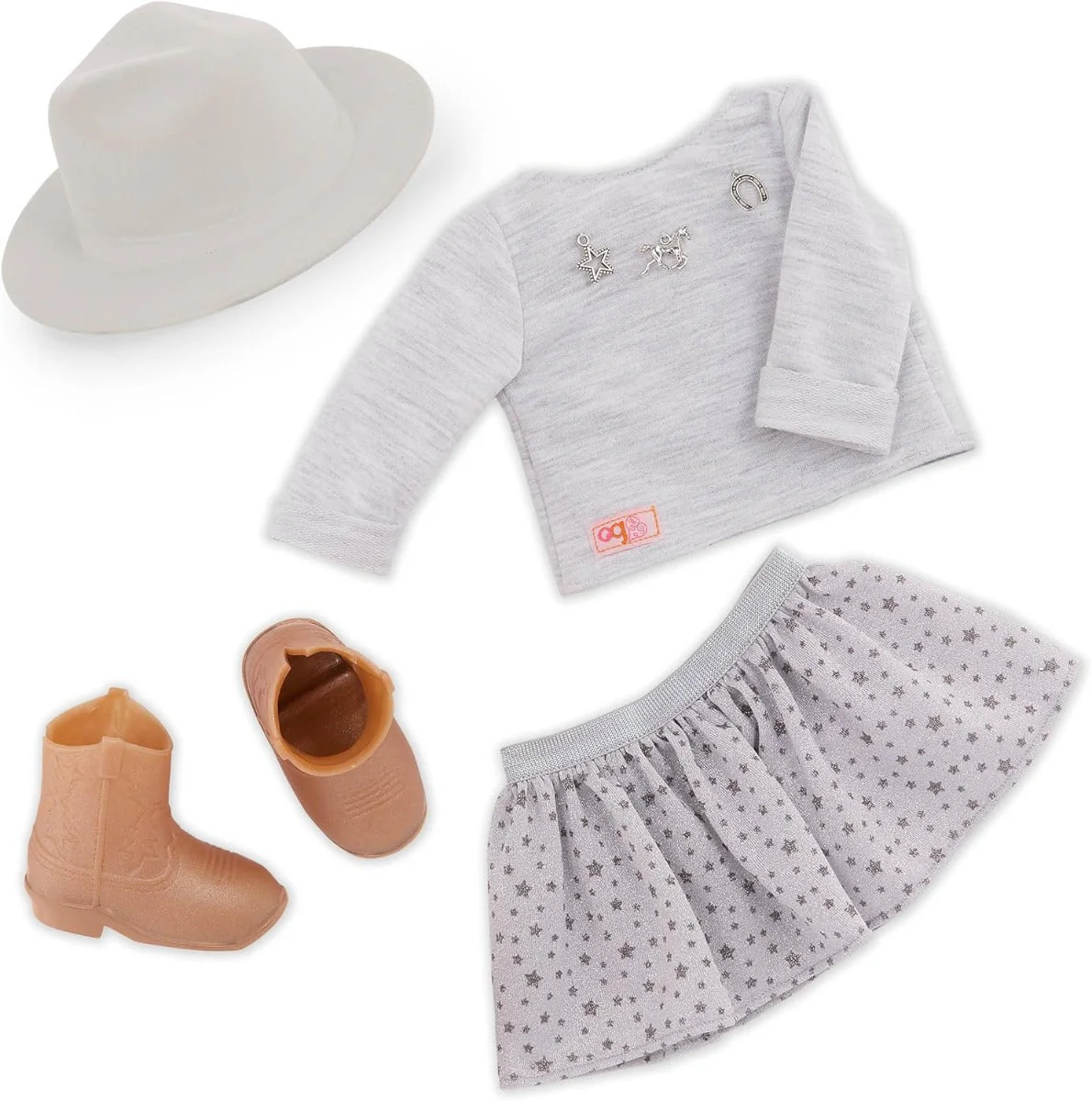 Our Generation Abigale Doll With Pleated Skirt And Hat - Image 5