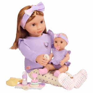 Our Generation Big/Little Sister Dolls With Baby Acc BD31726Z - Image 7