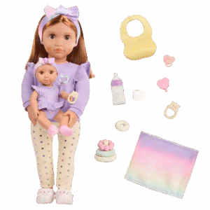 Our Generation Big/Little Sister Dolls With Baby Acc BD31726Z - Image 9