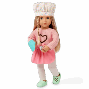 Our Generation Deluxe Baking Doll With Book, Emery BD31732Z - Image 7