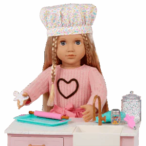 Our Generation Deluxe Baking Doll With Book, Emery BD31732Z - Image 8