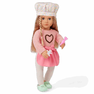 Our Generation Deluxe Baking Doll With Book, Emery BD31732Z - Image 9