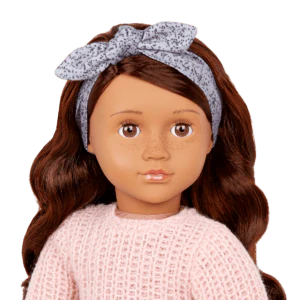 Our Generation Deluxe Chocolate Doll With Book, Coco BD31423Z - Image 3