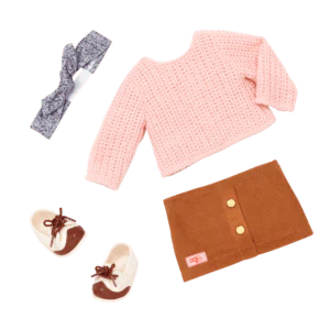 Our Generation Deluxe Chocolate Doll With Book, Coco BD31423Z - Image 4