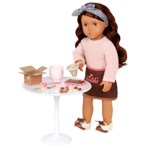 Our Generation Deluxe Chocolate Doll With Book, Coco BD31423Z - Image 8