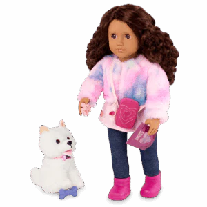 Our Generation Doll & Pomeranian Pup With Accs, Ines & Jojo BD31737Z - Image 3
